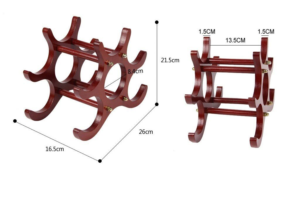 Home Tool Wine Racks Wooden Wine Bottle Holder Wine Stand Shelf Home Bar Storage