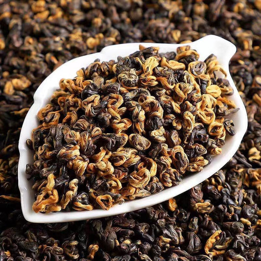 1000g Supreme Organic Yunnan Golden Buds Snail Dianhong Chinese Black Tea