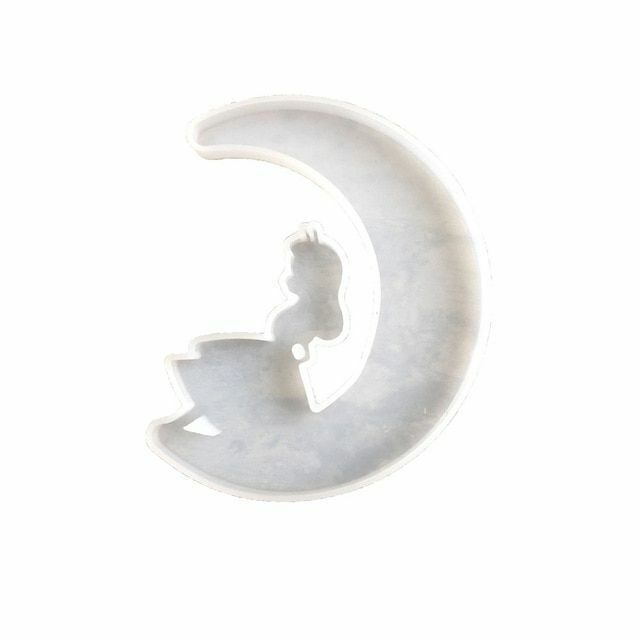 4Pcs/Set Fairy Tale Moon Animal Unicorn Mold Silicone Jewelry Craft Making Tools