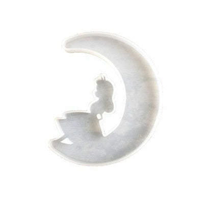 4Pcs/Set Fairy Tale Moon Animal Unicorn Mold Silicone Jewelry Craft Making Tools