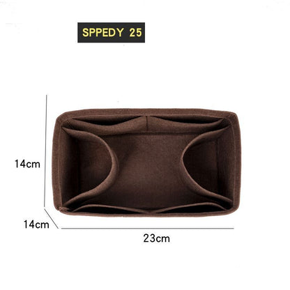Felt Insert Bag Organizer Handbag Liner Pouch Cosmetics Makeup Bag 18*3*23CM 1PC