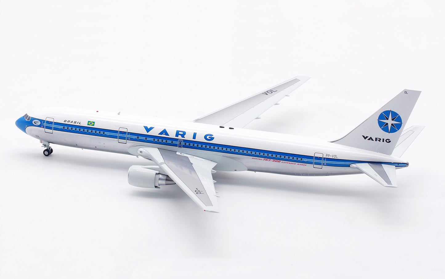 1:200 InFlight VARIG B767-300 PP-VOL Passenger Airplane Diecast Aircraft Model