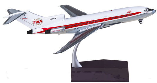 1:200 Geminijets TWA Boeing 727-100 N851TW Passenger Airplane Diecast Model