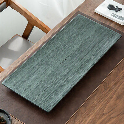 Chinese Style Natural Stone Tea Tray Water Draining Tea Boat Simple Pattern New