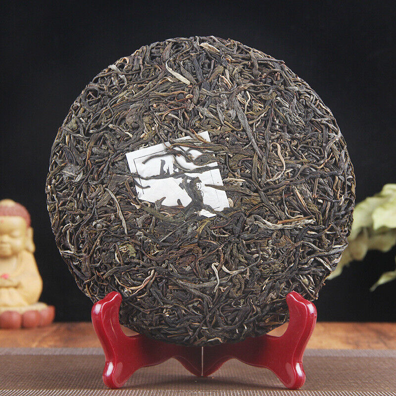 357g Tea Brick Pu'er Tea High Quality Menghai Ancient Tree Pu-erh Green Tea