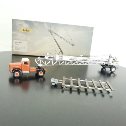 1:50 NZG Scania L60 SZM mit Liebherr F6 Truck Crane Construction Diecast Model