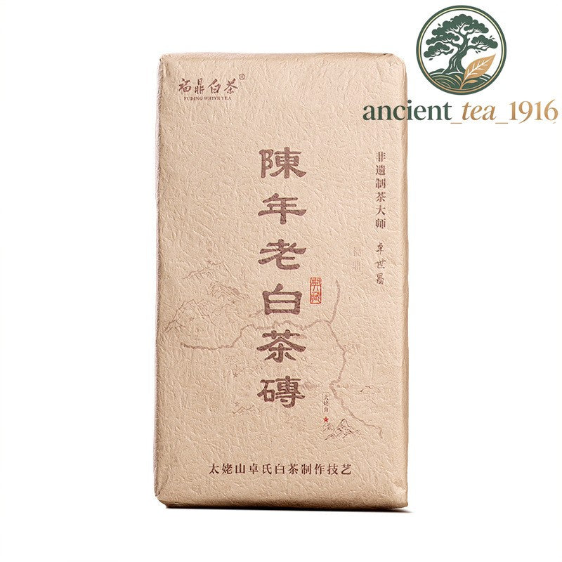 250g 2018 Fuding White Tea High Mountain Shoumei Jujube Flavored White Tea Brick