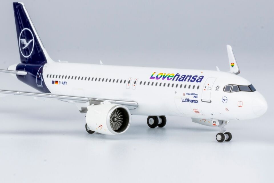 1:400 NG Model Lufthansa AIRBUS A320neo Passenger Plane Diecast Aircraft Model