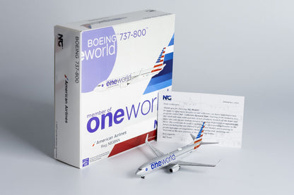 1:400 NG Model American OneWorld BOEING 737-800 Passenger Airplane Diecast Model