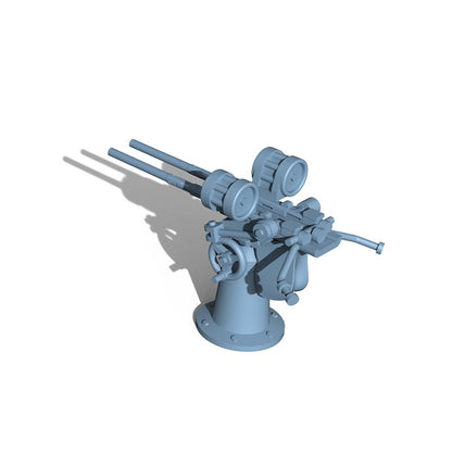 1/350 Model Upgrade Parts WWII USN Twin Oerlikon Anti-Aircraft Gun Type B