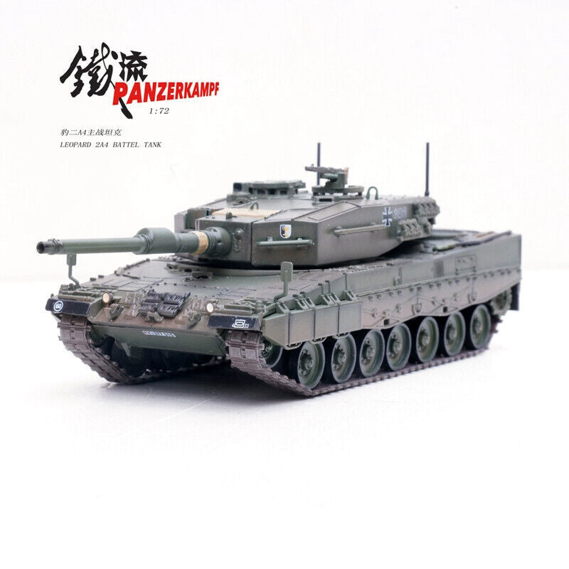 1/72 German Leopard 2A4 Main Battle Tank 12226PD Green Painted Finished Model