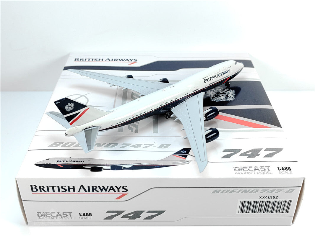 1:400 JC Wings BRITISH AIRWAYS BOEING B747-8i Passenger Airplane Diecast Model