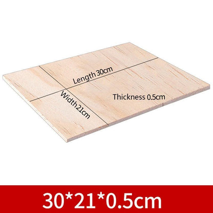 Basswood Plywood Multi Size Aviation Layer Board Plank Unfinished Wood Materials