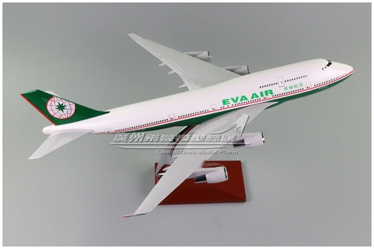 47CM 1:150 EVA AIR BOEING 747-400 B-16403 Passenger Airplane Resin Plane Model