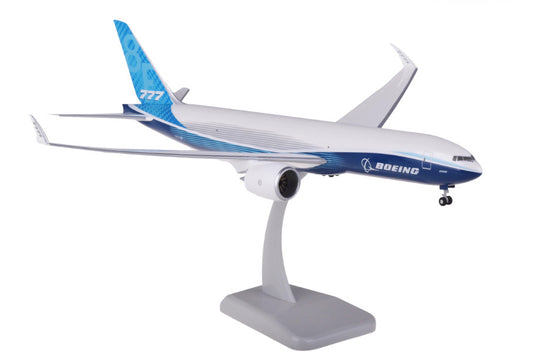 1:200 35CM Hogan BOEING HOUSE LIVERY 777F Airplane ABS Plastic Aircraft Model