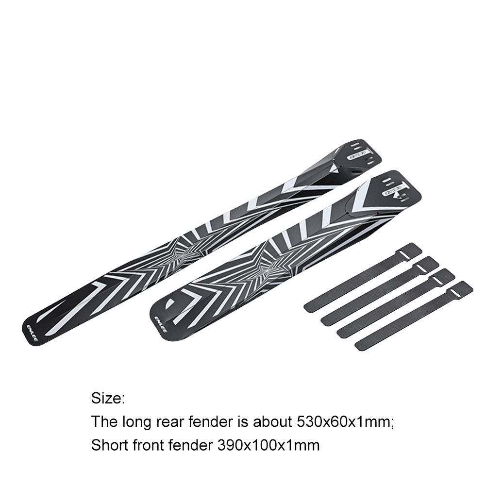 1set Plastic Folding Bicycle Fender Front Rear Tire Wheel Fender Mudguard Kits