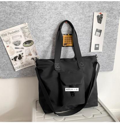 Nylon Bag Women Men Tote Shoulder Bag Handbag Casual Travel Fashion Waterproof
