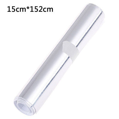 Car Sticker Decal Stretchable Mirror Silver Gold Chrome Flexible Vinyl Wrap Film