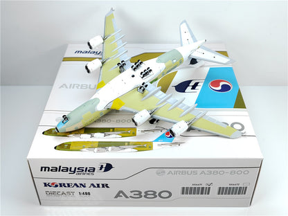 1:400 JC Wings malaysia airlines A380 Passenger Airplane Diecast Aircraft Model