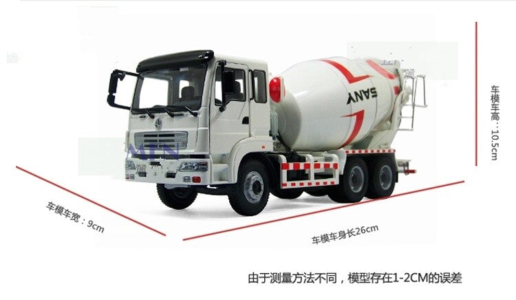 1:35 SANY CONCRETE MIXER TRUCK Construction Equipment Vehicle Diecast Model