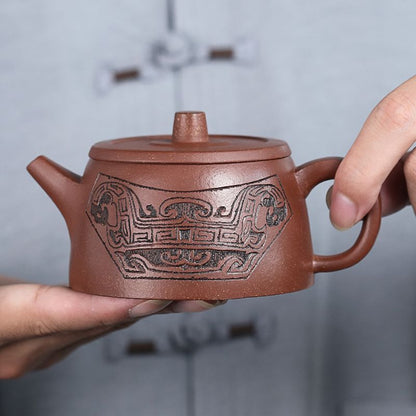 Original Ore Real Yixing Zisha Jiangpo Clay Tea Pot Marked Hanwa Pot 9 Holes New