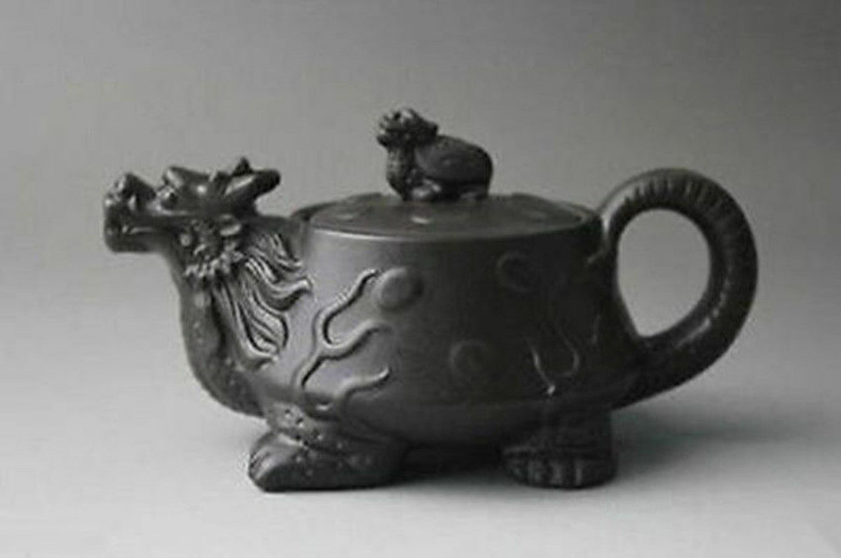 450ml Chinese Yixing Purple Clay Turtle Dragon Teapot Kung Fu Tea Set Kettle