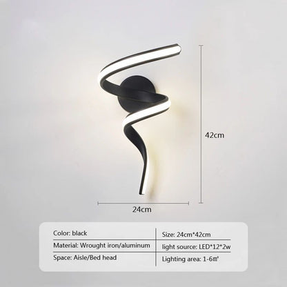 LED Wall Lamp Modern Minimalist Home Indoor Living Room Sconce Light Decorations