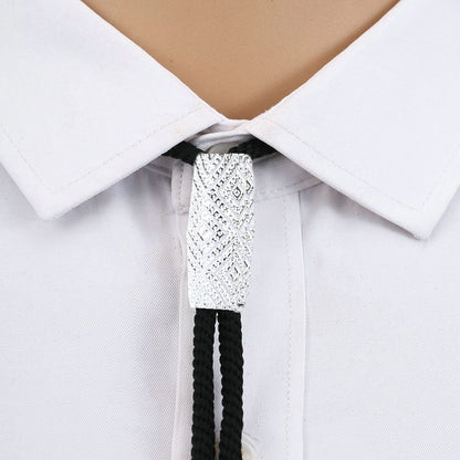 Men Bolo Tie Nylon Rope Cord Casual Classic Neckties Simple Fashion Women Bowtie