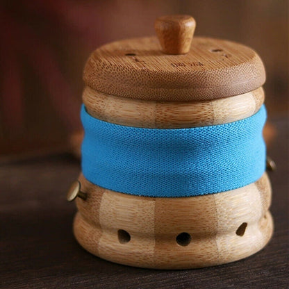 Portable Moxibustion Bamboo Moxa Pot Wooden Handwork Wormwood Strip Box Tool艾灸艾草