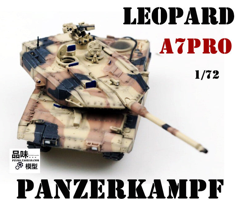 1/72 German Army Leopard 2A7Pro Tank Model Sand Camouflage