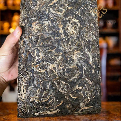 1000g Raw Pu'er Tea Brick 2018 Yunnan Bingdao Laozhai Ancient Tree Aged Tea