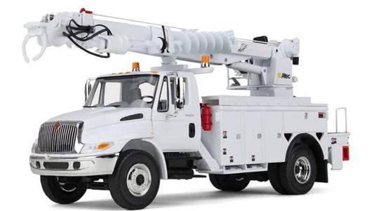 1:34 FirstGear International DuraStar Crane Truck with Drill Bit Diecast Model