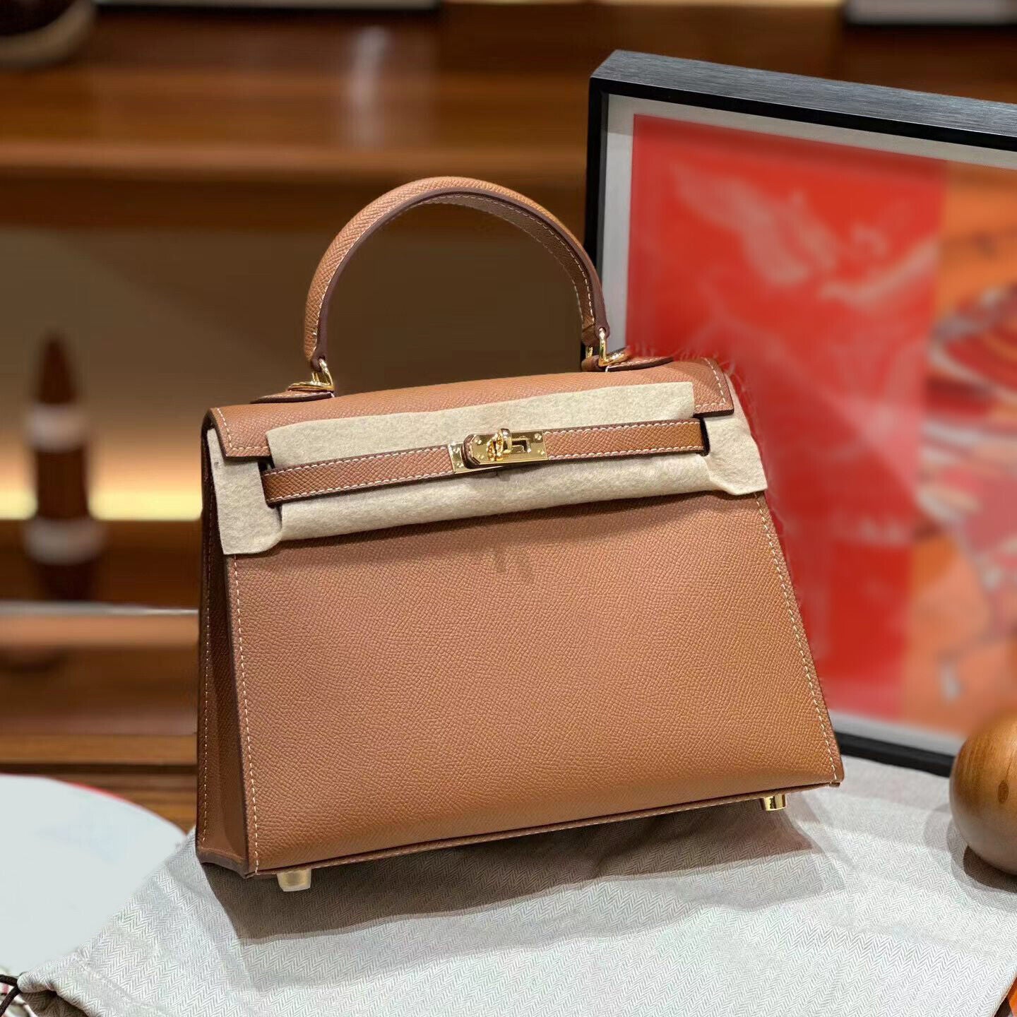 19/22/25/28 Real Leather Flap Handbag Tote Briefcase Fashion Purse Shoulder Bag