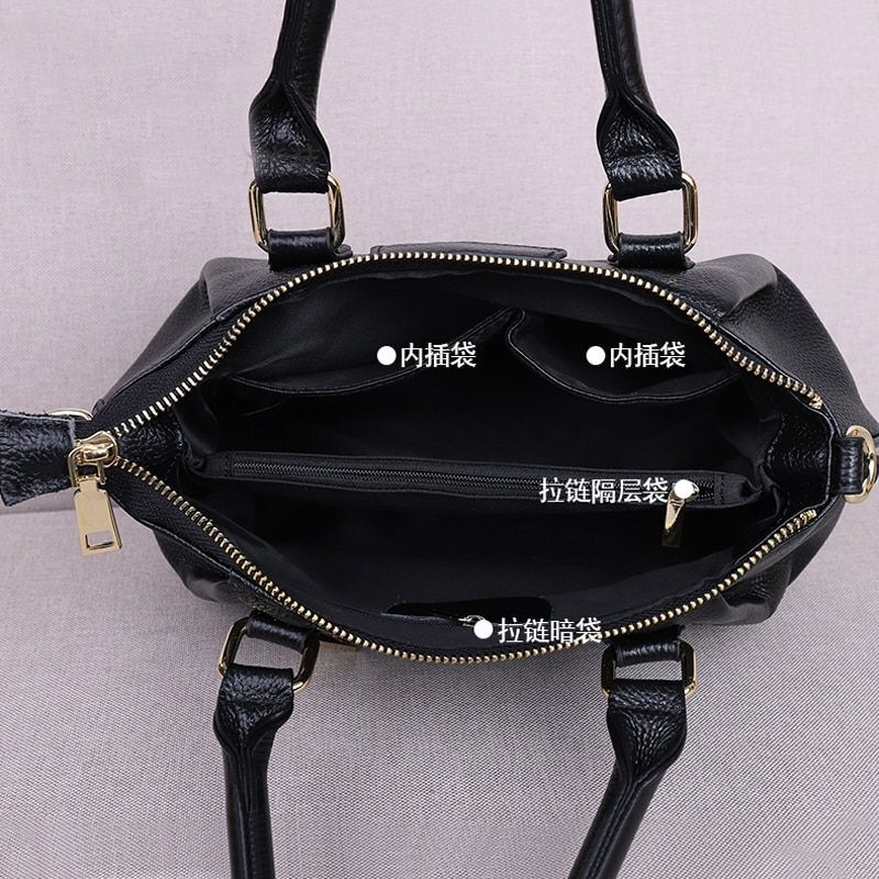 Genuine Leather Crossbody Bags Women Handbag Shoulder Bag Shopping Purse Totes