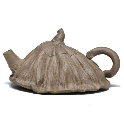 130cc Chinese Yixing Handmade Zisha Teapot Duan Clay Lianpeng Gongfu Hu Tea Pot