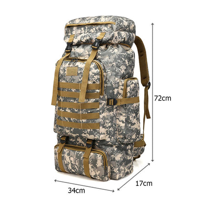 80L Sport Travel Bag 600D Oxford Backpack Tactical Backpack for Outdoor