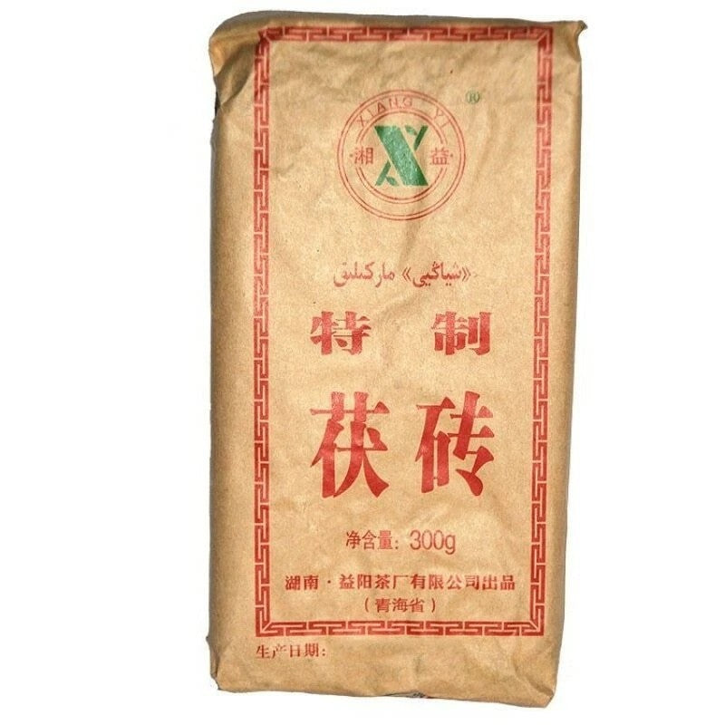 300g Hunan Fu Tea Fucha Special Made Yiyang Anhua Dark Tea Hei Cha Fu Brick Tea