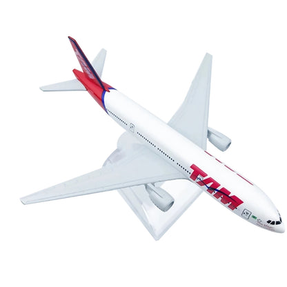 1:400 Scale 16cm Brazil TAM 777 Airplane Model Alloy Aircraft Plane Collection