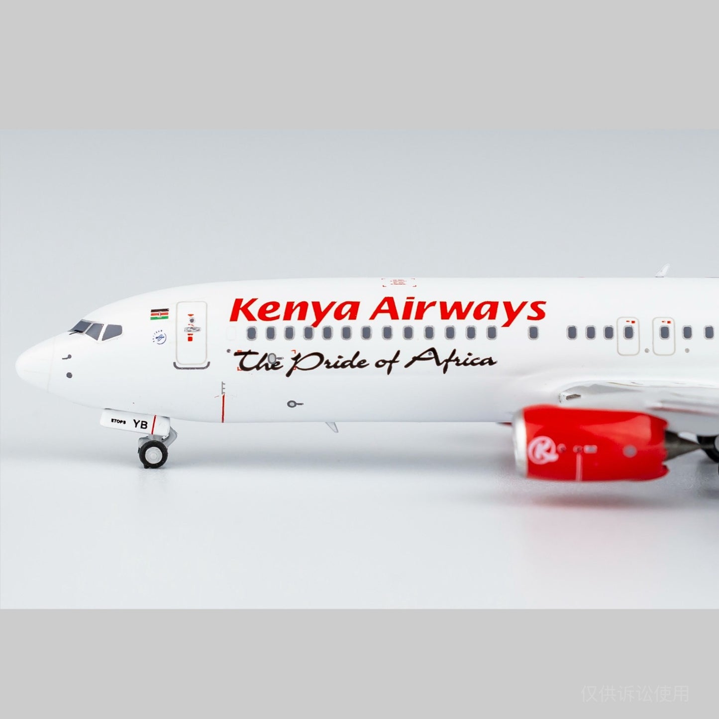 1:400 NGmodels Kenya Airways B737-800 Passenger Airplane Diecast Plane Model