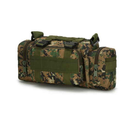 Men Tactical Waist Pack Waist Bag Pack Outdoor Camping Pouch Chest Bag Belt Bags