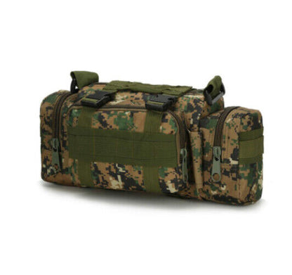 Men Tactical Waist Pack Waist Bag Pack Outdoor Camping Pouch Chest Bag Belt Bags