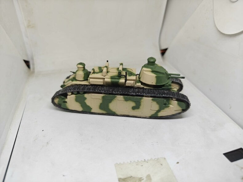 Hand-painted 1/72 French FCM Char 2C heavy tank finished model