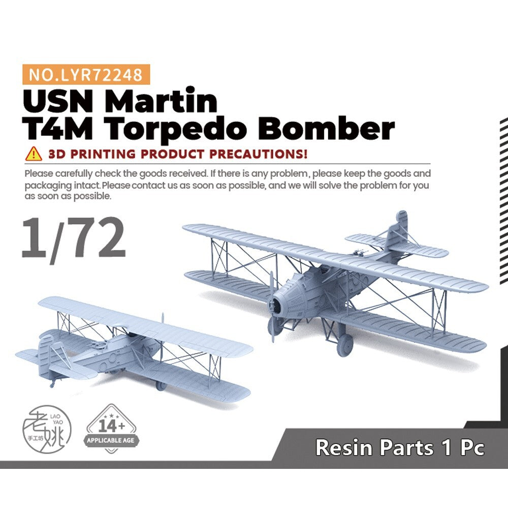 Yao's Studio LYR72248 1/72 Military Model Kit USN Martin T4M Torpedo Bomber