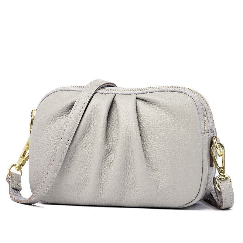 Handbag Genuine Leather Casual Vintage Small Messenger Shoulder Bags 19*13*6 CM