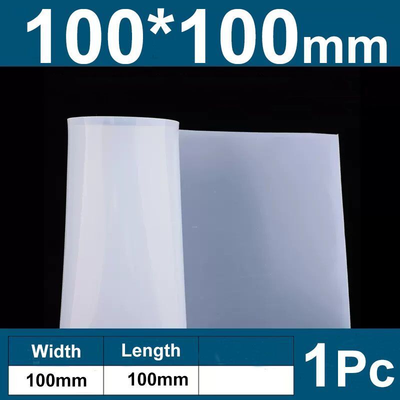 Rubber Sheet Translucent Silicone Transparent Tear Resistance Mat Home DIY Craft