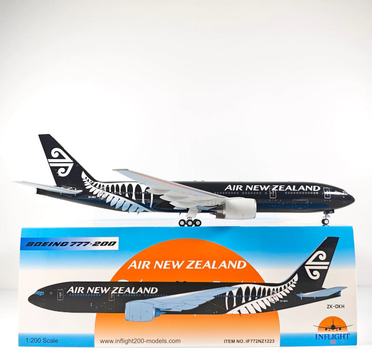 1:200 InFlight Air New Zealand B777-200 ZK-OKH Airplane Diecast Plane Model