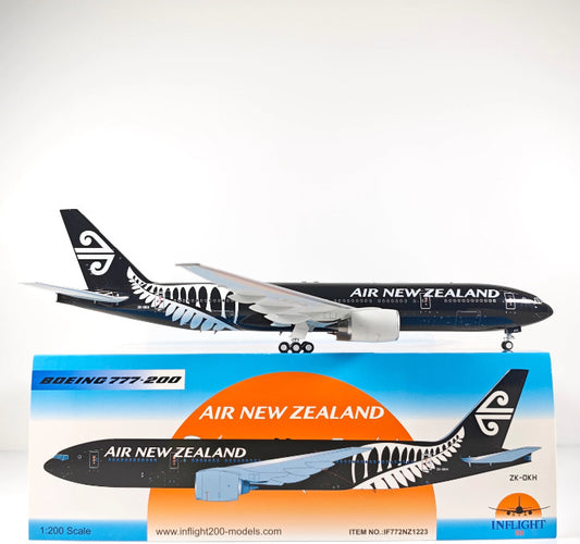 1:200 InFlight Air New Zealand B777-200 ZK-OKH Airplane Diecast Plane Model