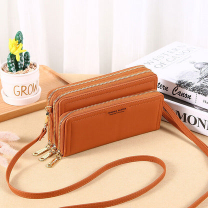 Women's Small Crossbody Handbag Cellphone Shoulder Bag Clutch Wallet Purse USA