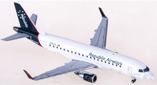 1:400 Geminijets Republic Airline Embraer ERJ-175LR Airplane Diecast Model