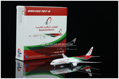 1:400 JC Wings Royal Air Maroc BOEING 787-9 Passenger Airplane Diecast Model